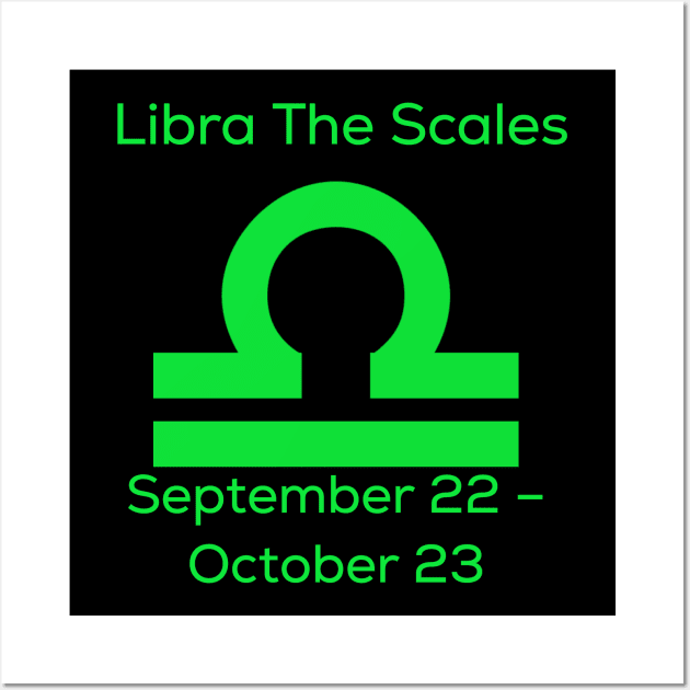 Libra The Scales, Zodiac Wall Art by Celtic Morrigan